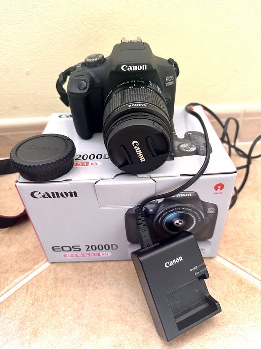 Canon EOS 2000D + Lente 18-55 IS II | Como Nova | Completa