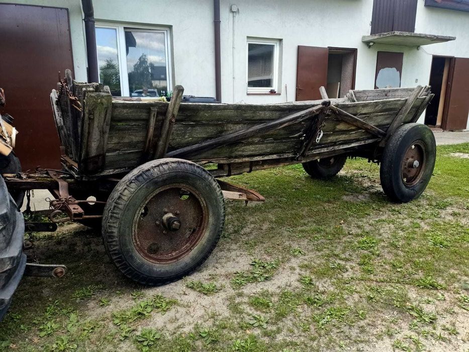 Wóz konny drewniany
