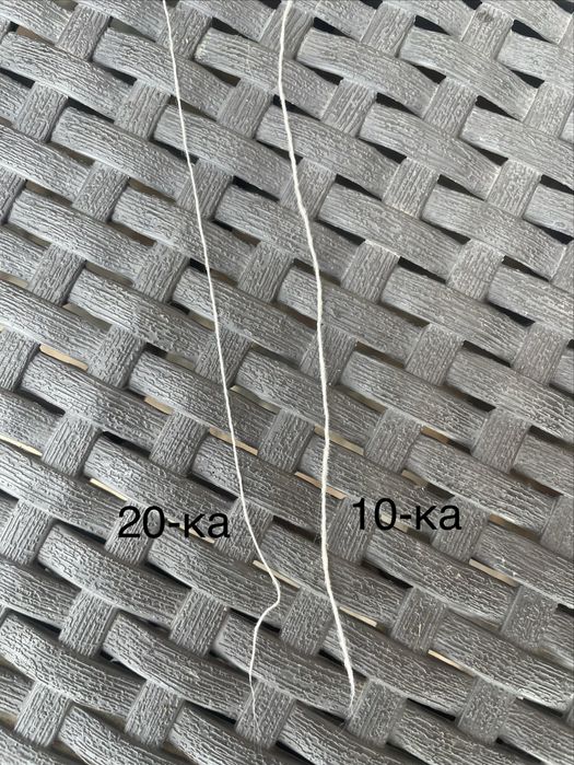 Нитка 100%бавовна-хлопок,хб,нитка для свічок фітіль,гніт