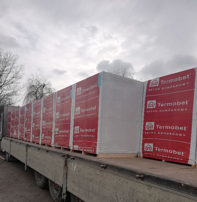 Pustak bloczek z betonu komórkowego T2,5KL500 240x240x590mm TermobetUZ