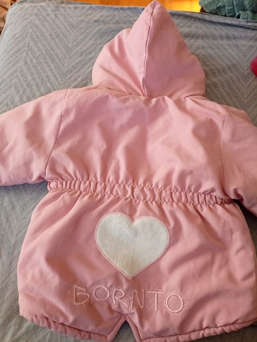 Нова зимова курточка на дівчинку, розмір 90 см