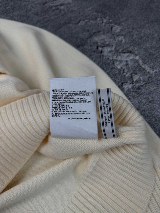 В'язаний светр AMI Paris з вивернутими швами кофта свитер Ами Париж