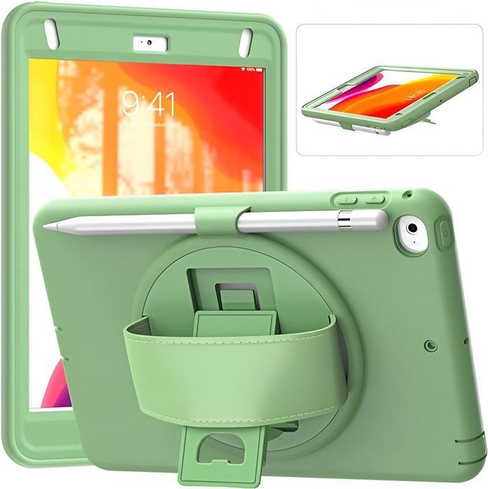 Etui z Podstawką i Uchwytem do iPad Mini 5/Mini 4 7.9 Cala Zielone
