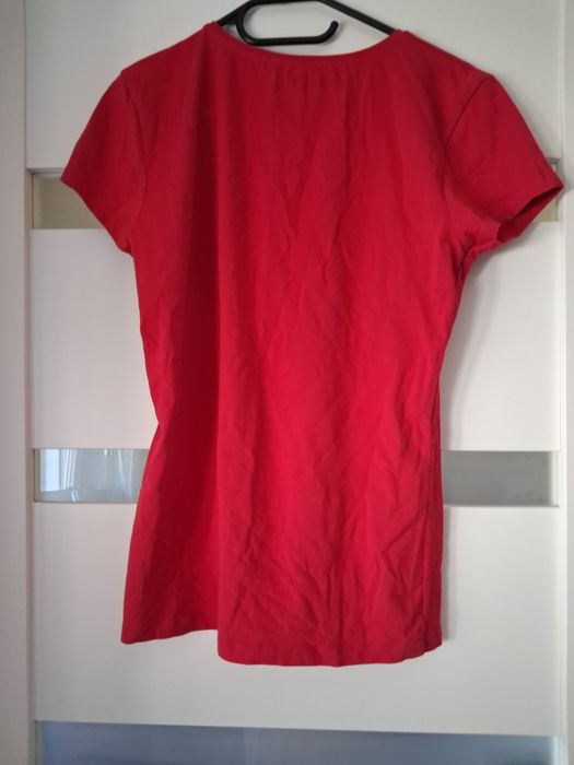 Damski nowy T-shirt  czerwony