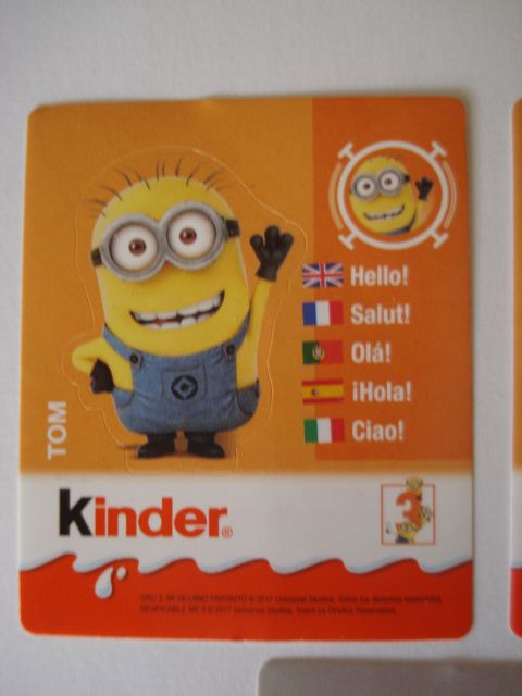 Autocolantes Kinder