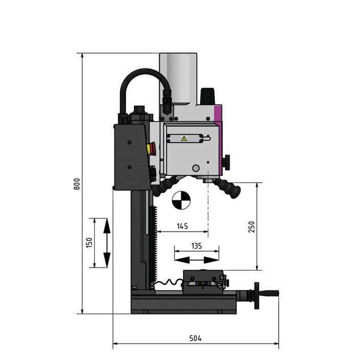 Fresadora / Furadora OPTImill MH 15V 230 V   JR19