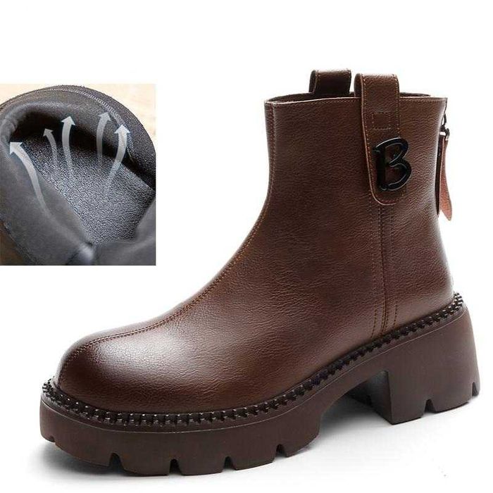 Botas femeninas novas botas de vestir para  mulher botas  castanho