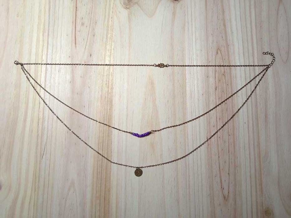 Colar Dourado -  43 cm