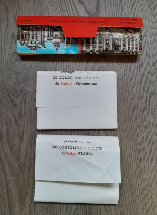 Coleção de postais e slides - Roma