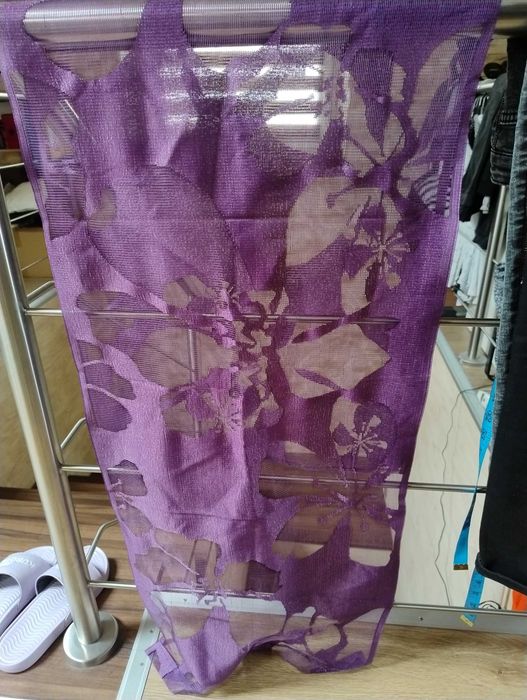 Panel firanka fiolet