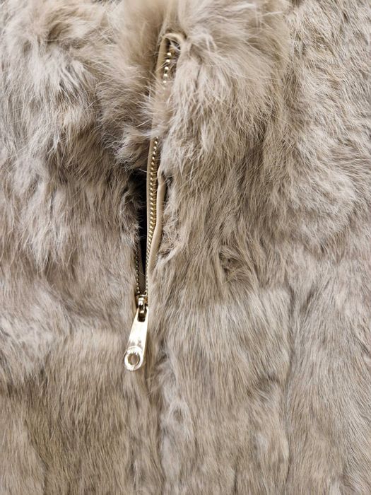 Colete de pele de coelho tratada  S