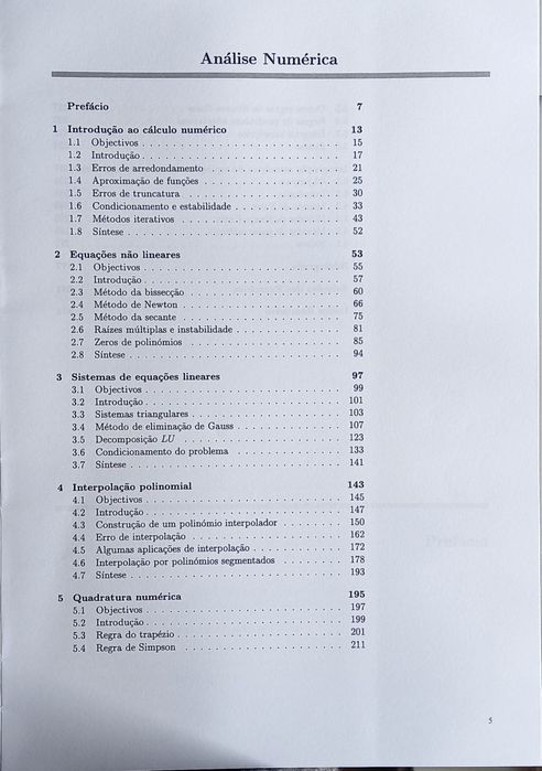 Análise Numérica - Universidade Aberta