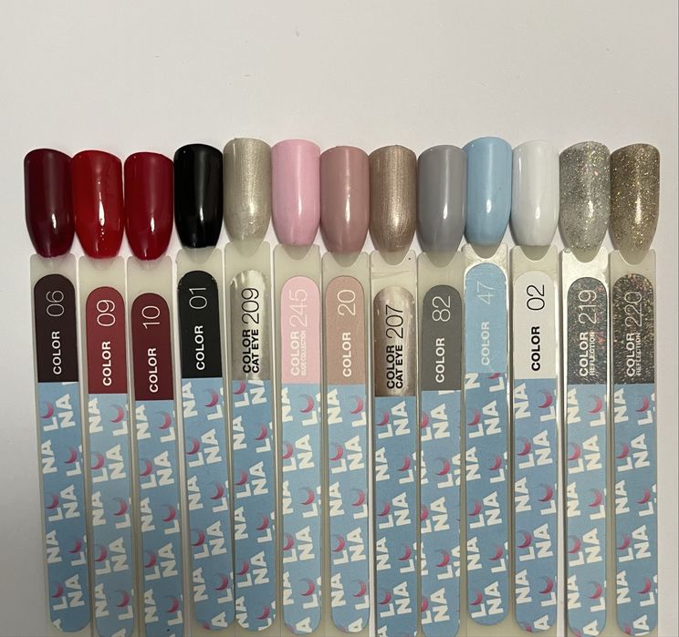 Набір гель- лаків від Luna, якісний бренд 13 мл