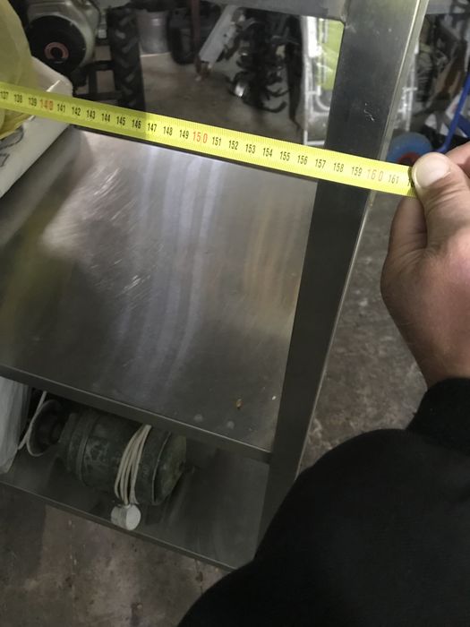 Стелаж з харчової нержавіючої сталі 1600*500*1800