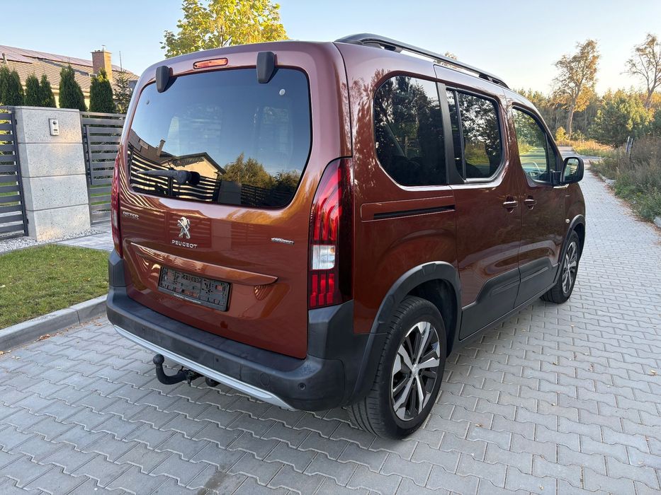 Peugeot Rifter GT-LINE mega kolor Webasto alu szklany dach Diesel 130 km Opłacony