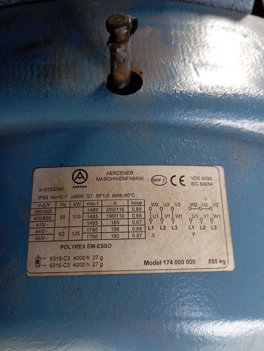 Stanowisko dmuchawy Aerzen dmuchawa GM90 S S014918