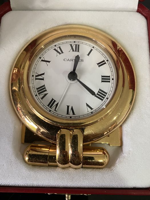 Despertador CARTIER 'Coliseu' Dourado