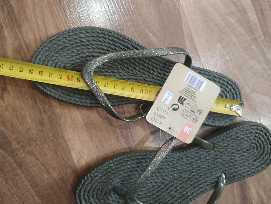 Klapki japonki damskie 38 nowe