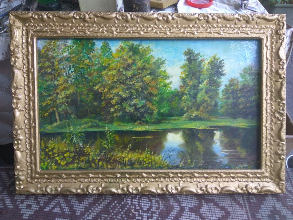 картина пейзаж масло на холсте