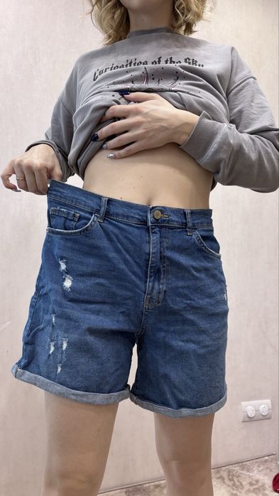 Стильні Шорти джинсові сині