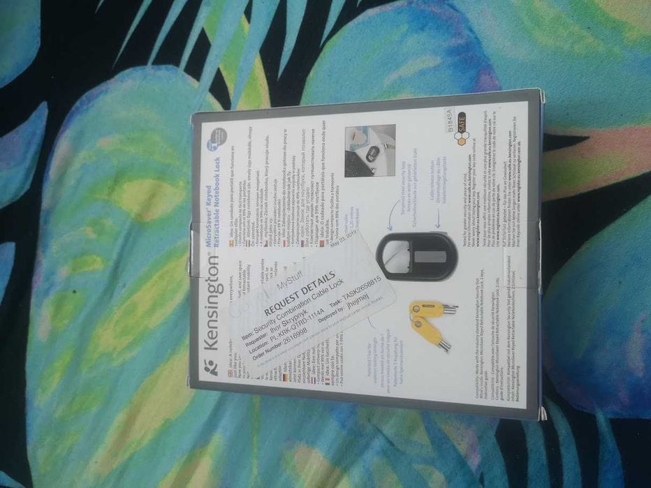Kensington Microsaver Linka zabezpieczająca przed kradzieżą laptopa