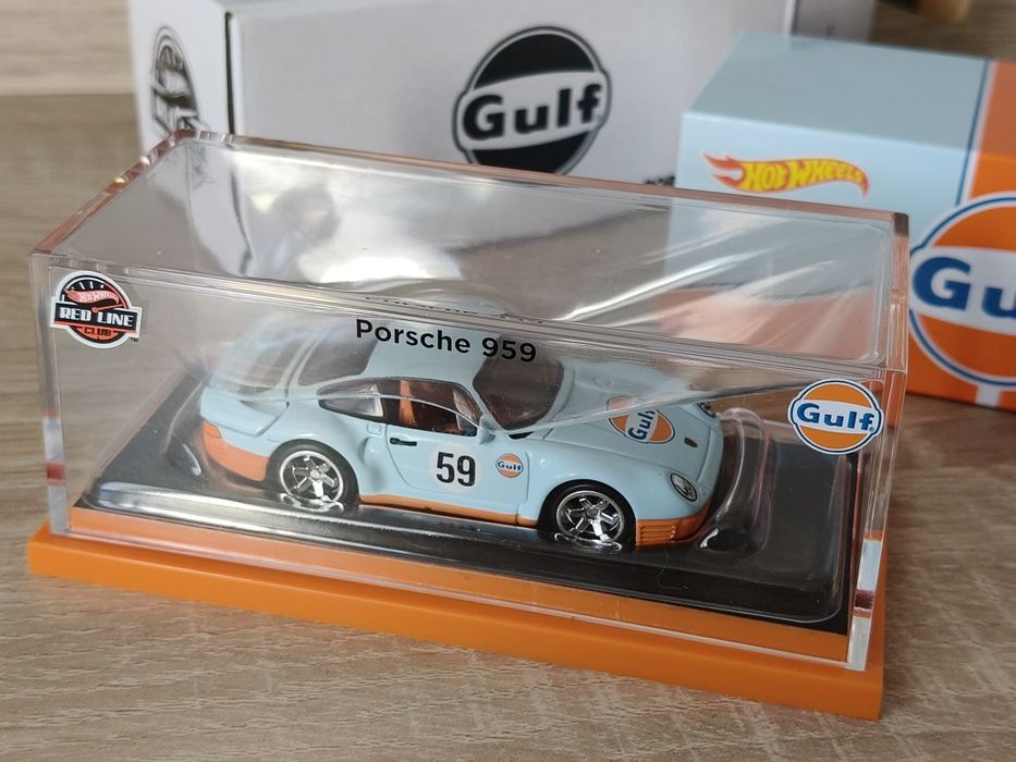 ホットウィール ポルシェ RLC 限定Gulf Porsche 959 HOT WHEELS 2025 1986 PORSCHE 959 GULF EDITION RED LINE CLUB
