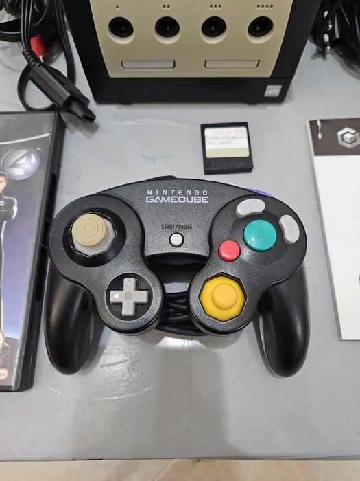 Nintendo Game Cube preta completa