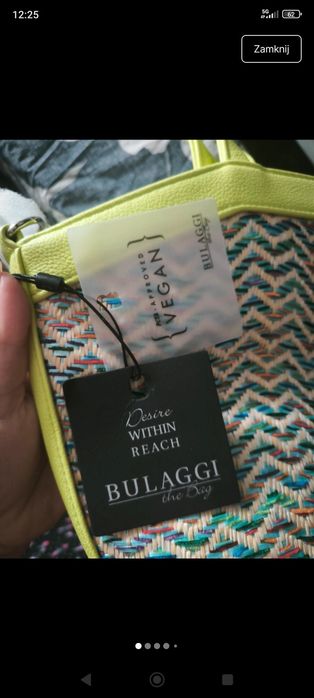 Kolorowa torebka wegańska Bulaggi