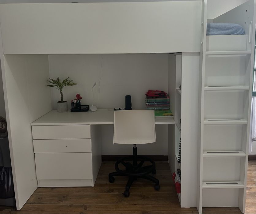 Cama alta ikea (SMÅSTAD)