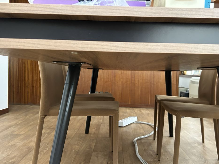 Mesa Antarte Oslo em nogueira