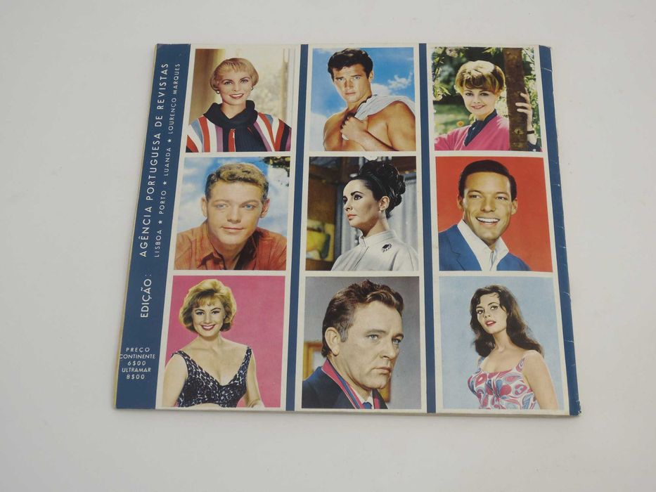 Antiga Caderneta Artistas de Cinema - APR - 1965 - Completa