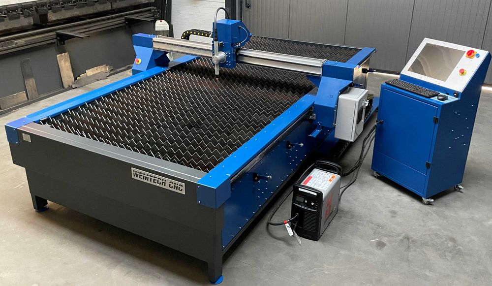 Ploter plazmowy przecinarka wypalarka plazma CNC z wentylacją servo