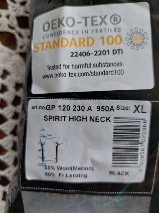 Devold FR XL – nowa bielizna ognioodporna Protection 100 czarna