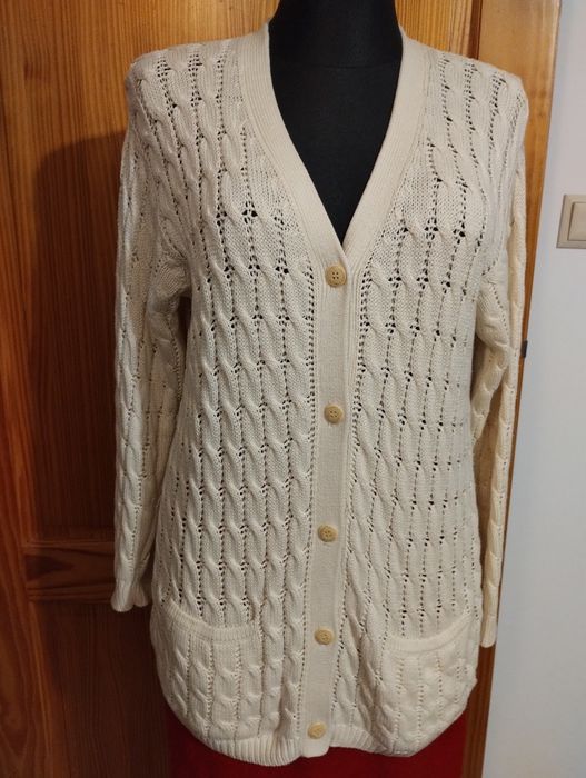 Kardigan bawełniany marki  Marco Pecci