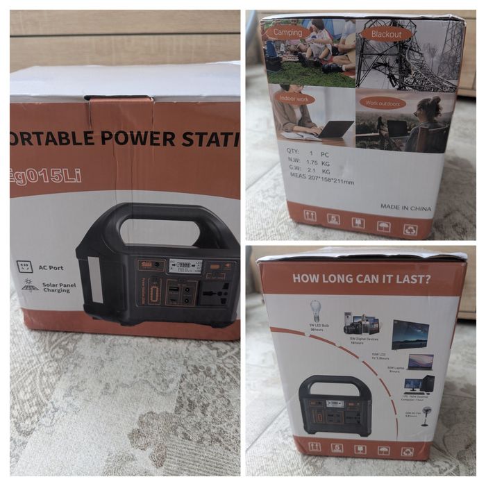 Нова зарядна станція 200W (153Wh) LiFePO4 —Для живлення