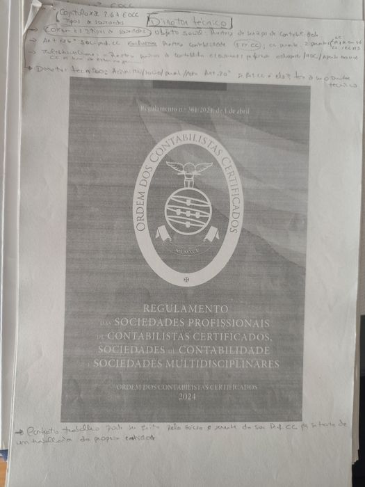Livros e manuais curso OCC