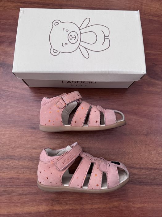 Sandały misie Lasocki kids skórzane