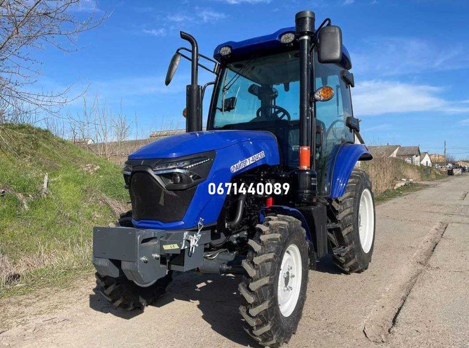 Трактор Файтер T-404CRD Реверс Дводиск зчеп Колеса на 28 Рівна підлога