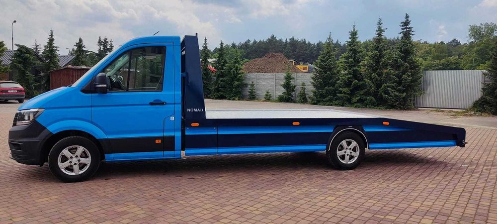 Volkswagen Crafter Man Zabudowa Autolaweta Laweta Najazd Aluminium
