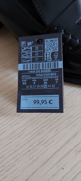 Massimo Dutti шкіряні туфлі, кожаные туфли лофери 40р, нові