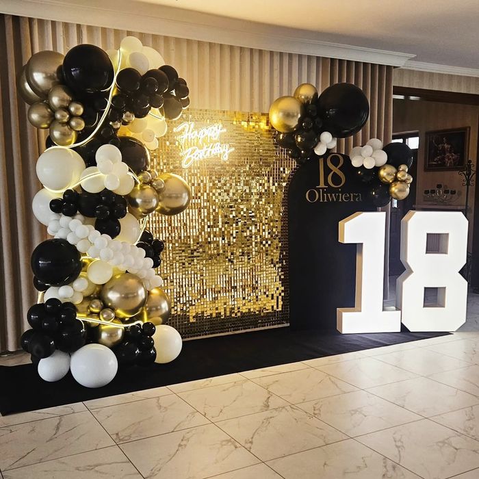 Ścianka girlanda balonowa