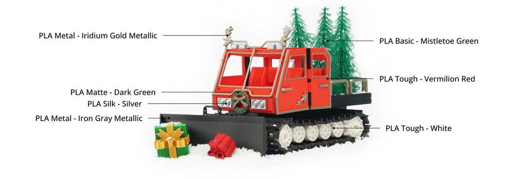 Bambu Lab PLA Metal (всі кольори)