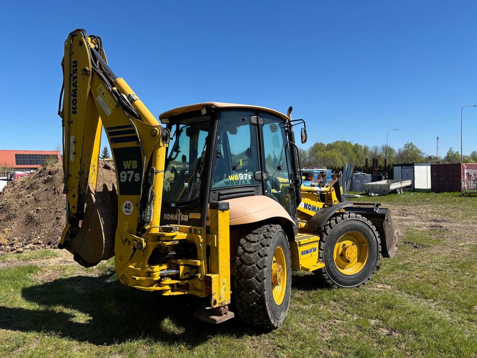 koparko ładowarka,komatsu,wb 97-s5,2016 rok
