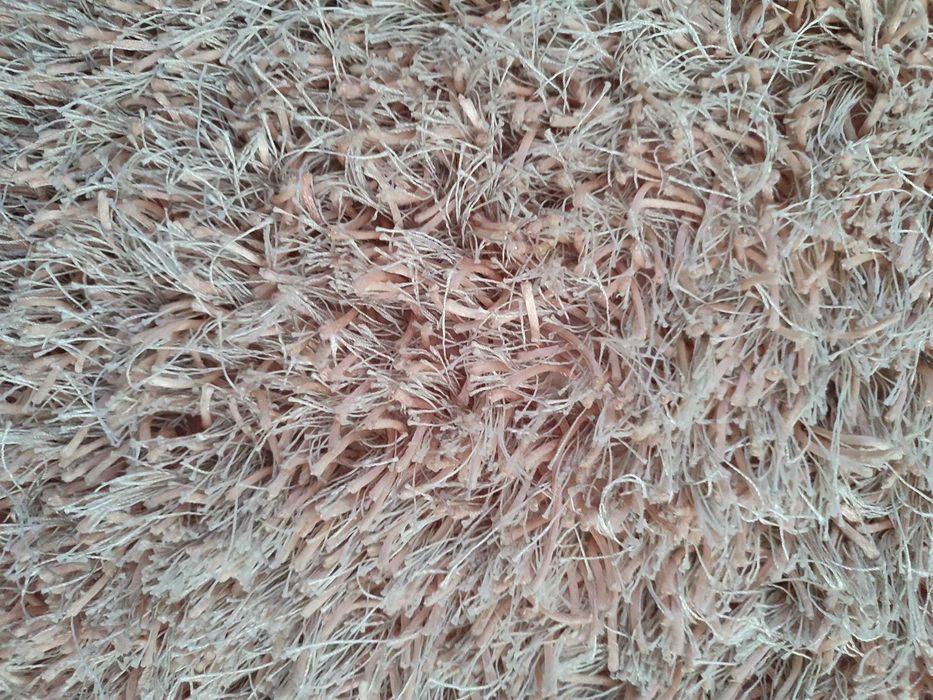 Conjunto de 3 tapetes cor de rosa claro