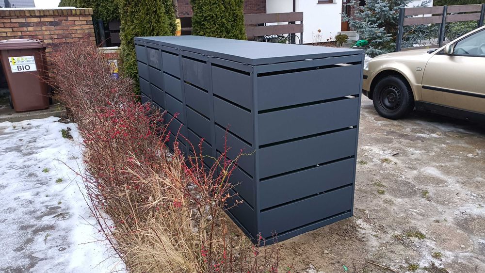 Obudowa Zabudowa Kosza Złoty dąb Wiata Śmietnikowa Domek Narzędziowy