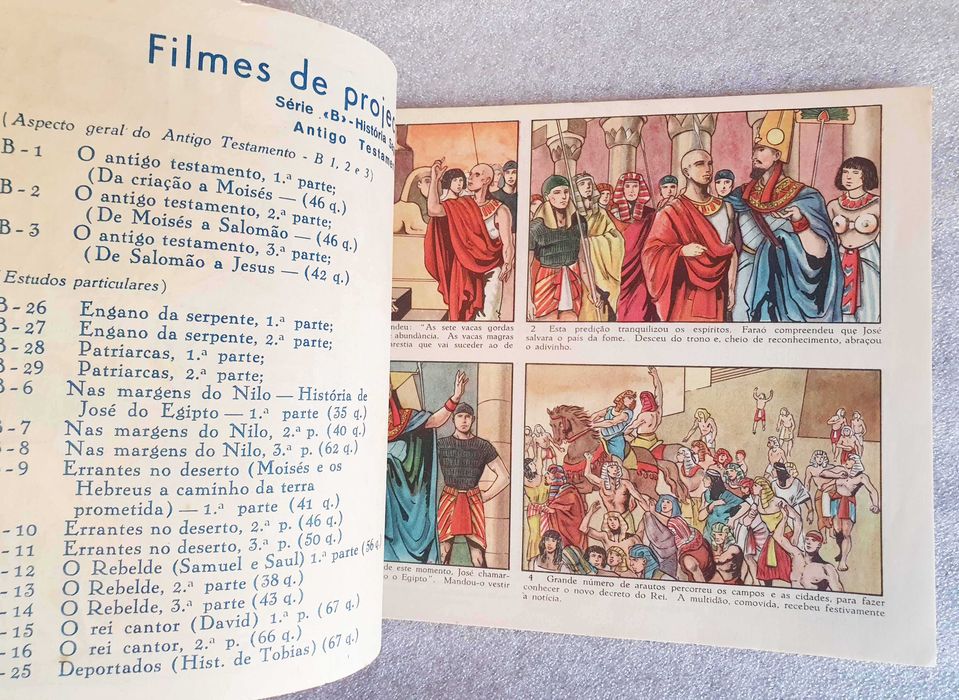 Antiga BD ~ "Escravo sobre o Trono" ~ Edições Salesianas ~ Anos 60 ~ RARA
