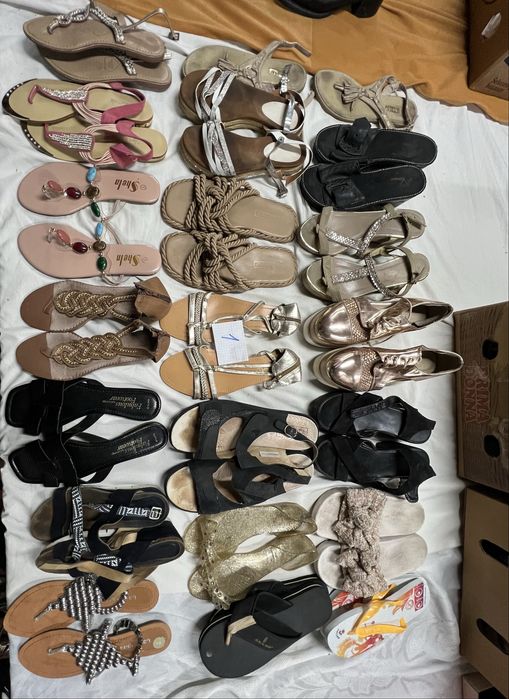 Секонд хенд оптом жіноче взуття весна літо ціна за 1 кг