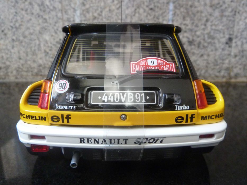 1:18 UH, Renault 5 Turbo, Rally Monte Carlo 1981, AutoArt Minichamps