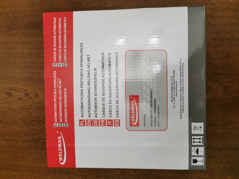 Maska spawalnicza przyłbica samościemniający filtr  WELDMAN