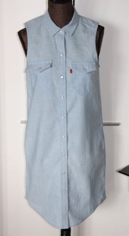 Levis levi's sukienka koszula xs 34 s 36 jeansowa niebieska jeans